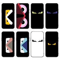 Demon Little Monster Apple 11 phone case Huawei p30 tide card oppo Net red vivo couple iPhone11 mate30 demon eye x female p40 nova