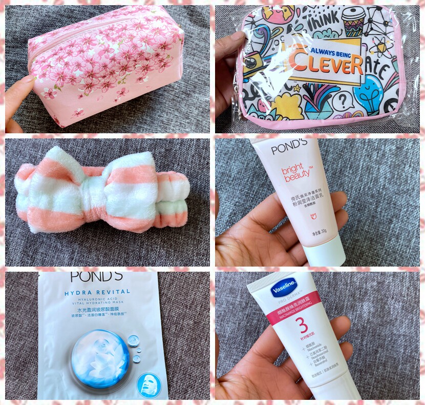 Small number of mask make-up packs washed face milk to moisturize the skin