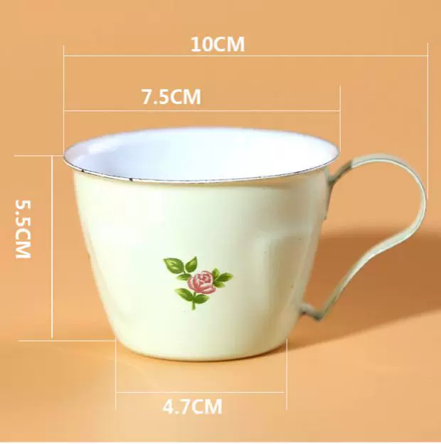 Ретро-страна милое кофейное чайное cup, 130 мл, 5.5 см