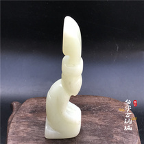 Antique collection antique jade antiques Ming and Qing old high ancient jade old Jade old Jade Noble Jade noble person pendant pendant ornaments