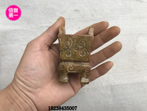 Hot sale antique jade Jade antique collection carved jade imitation Unearthed High ancient jade pendant crafts incense burner 01