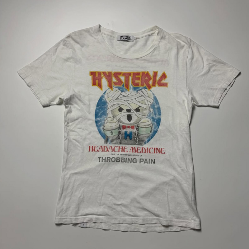 Hysteric Glamor Hysteric Bear Print Pattern Short-Sleeved T-Shirt Unisex