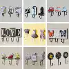 Creative decoration entrance hook Door key art cute hook Clothing clothing store wall hook