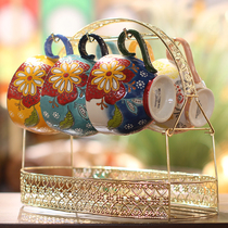 Set soup cup ceramic cereal Cup Breakfast Cup hand-painted underglaze Milk Cup Breakfast Bowl cereal cereal bowl oatmeal Cup