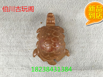 Antique old jade Vintage jade Xiuyu pendant ornaments collection exquisite antique pieces High ancient jade turtle jade