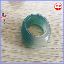 Antique Collection Antique Jade Xiuyu Old Objects Pendant Pull Pointing to Gao Ancient Jade Battle Han Ming and Qing Brand Rings