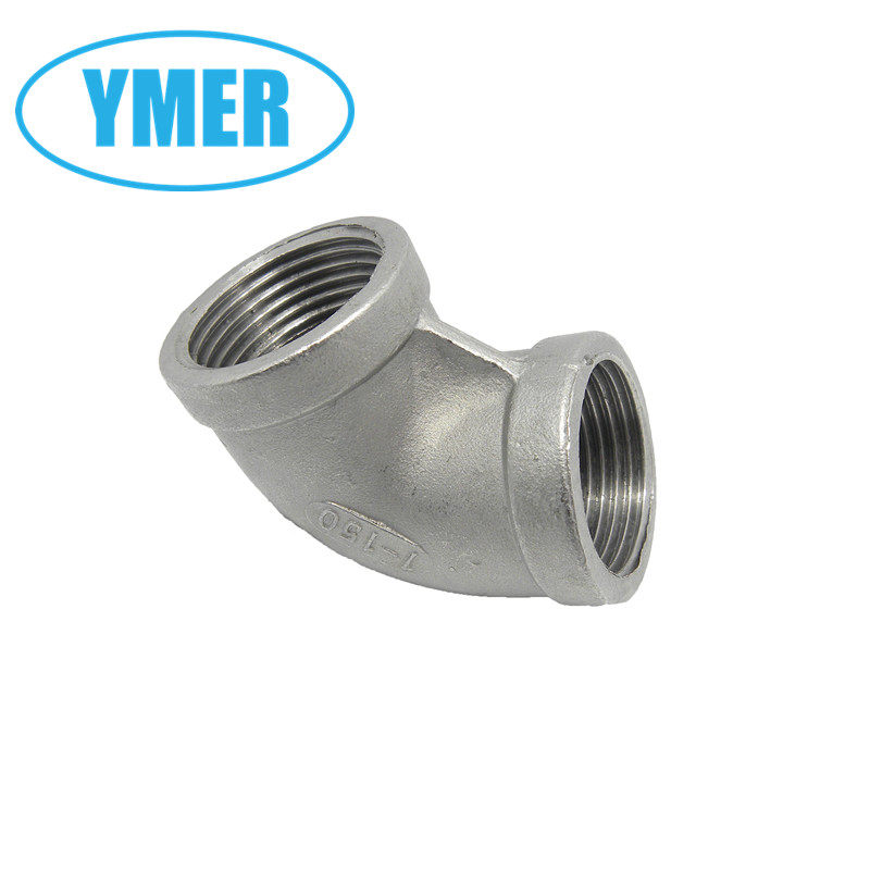 Stainless steel elbow Plumbing pipe fittings Stainless steel inner wire elbow Inner and outer wire elbow 90 degree right angle pipe fitting joint