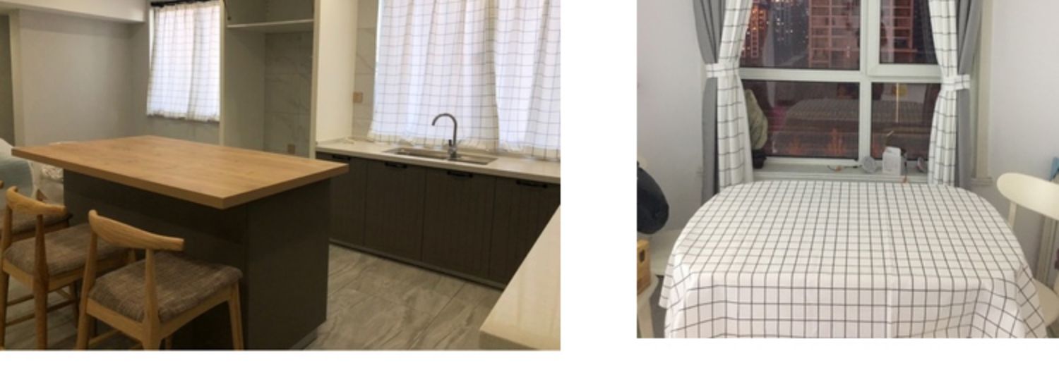 Rèm cửa kẻ sọc màu xám Bắc Âu phong cách đơn giản in phong cách lưới màu đỏ nối phòng khách tùy chỉnh hoàn thành rèm trắng sợi - Phụ kiện rèm cửa khung rèm cửa 2 lớp