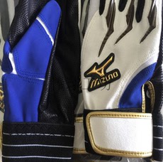 бейсбольная перчатка 超值优选：日本美津浓mizuno棒垒球羊皮打击手套（一双）
