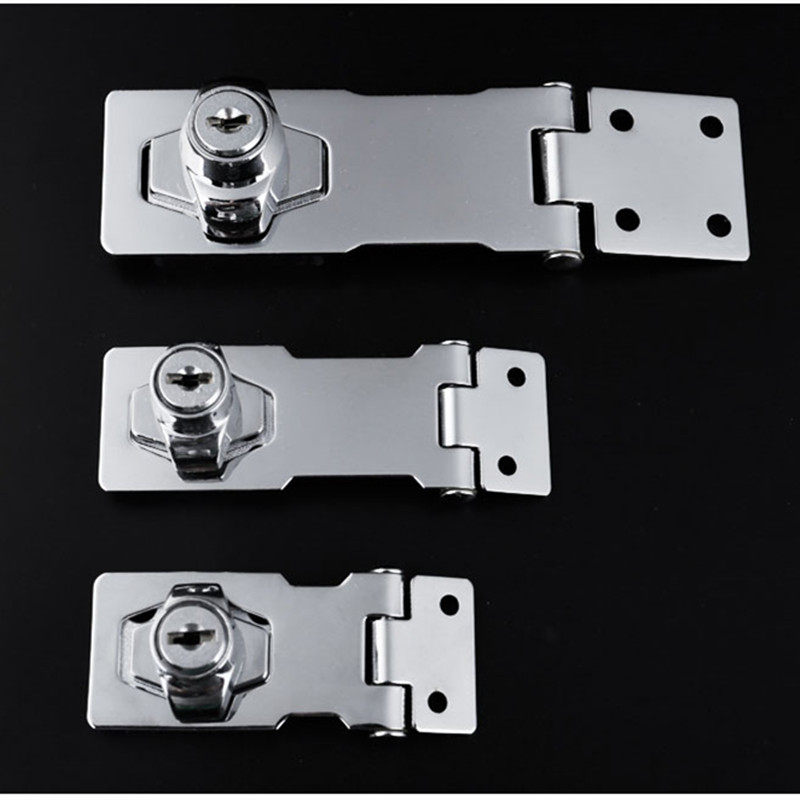 Open buckle old-fashioned door lock drawer lock cabinet lock cabinet door lock locker home lock buckle free drilling each other