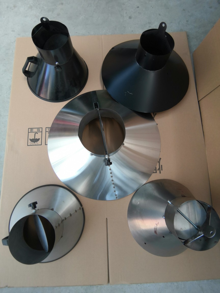 Welding smoke purifier hood mouth bell mouth vacuum hood carbon steel gas collecting hood stainless steel horseshoe mouth suction arm hood