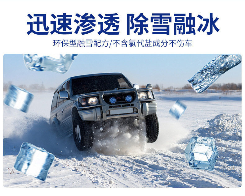 товар из китая 到手3瓶冬季汽车玻璃除冰剂汽车专用除霜喷雾剂化雪剂除霜融雪剂 No brand