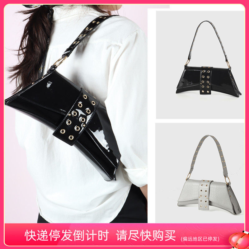 Small designer brand Barrett with flat large bow air eye armpit bag new personality tide bag