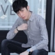 Áo sơ mi nam sọc dài tay 2018 mùa thu mới phiên bản Hàn Quốc của người đẹp thanh lịch giản dị áo sơ mi nam inch áo thủy triều
