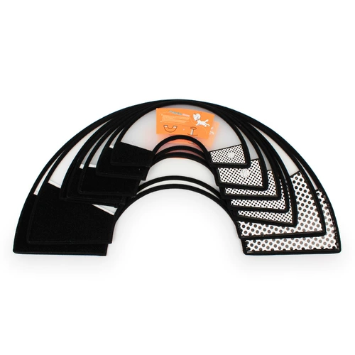 Классическая Элизабет Круг Кэт -Кэпки Капс собак, укус, борьба, поглощение поглощения, стыд линг -кружок держатели домашних животных