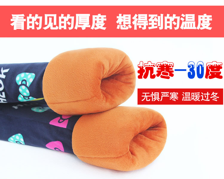 Quần bé gái cộng với nhung dày mặc mùa đông quần legging trẻ em ba lớp theo kích cỡ của trẻ em để giữ ấm quần dài eo cao quần yếm cho bé gái