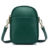 Сумка для телефона, модная сумка на одно плечо, кожаная маленькая небольшая сумка, из натуральной кожи, коллекция 2023, популярно в интернете