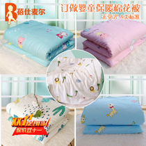 Custom-made newborn baby baby thin cotton gauze quilt Kindergarten children spring and autumn and summer air conditioning cover quilt