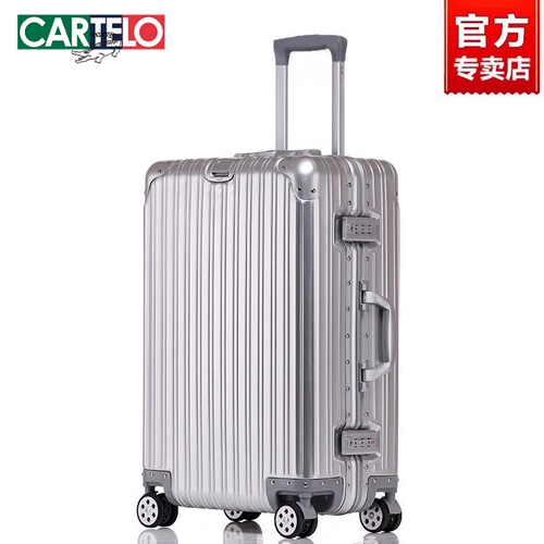 Металлический универсальный прочный чемодан, алюминиево-магниевый сплав, 29 дюймов