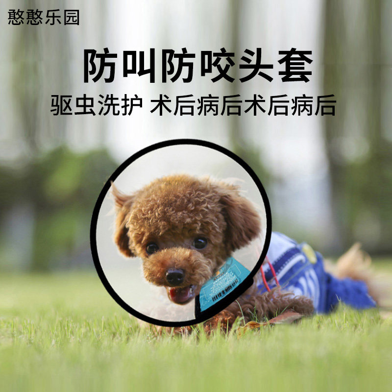 Pets Elizabeth Circle Cat Head Cover Dog Collar Small Dog Collar Dog Leash neck sleeve Anti-licking cat anti-bite sleeve