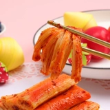 Ручная -крабовая аромата палка 80G*3 пряная крабовая мясная палка Мантионы, чтобы разорвать краб ивы морепродукты. Случайные закуски с закусками
