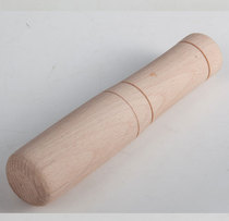 Household garlic hammer wooden garlic hammer garlic mortar stick ceramic grinding stick ring bowl garlic press stir garlic stick
