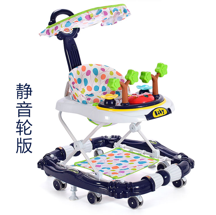 Trẻ sơ sinh toddler walker đa chức năng chống rollover 6 7-18 tháng nam bé gái chống O-chân đẩy có thể ngồi