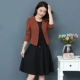 2020 bộ đồ phổ biến của phụ nữ, quần áo năm mới hợp thời trang của Trung Quốc, bộ đồ hai mảnh, vợ rộng, váy mẹ trung niên - Váy eo cao