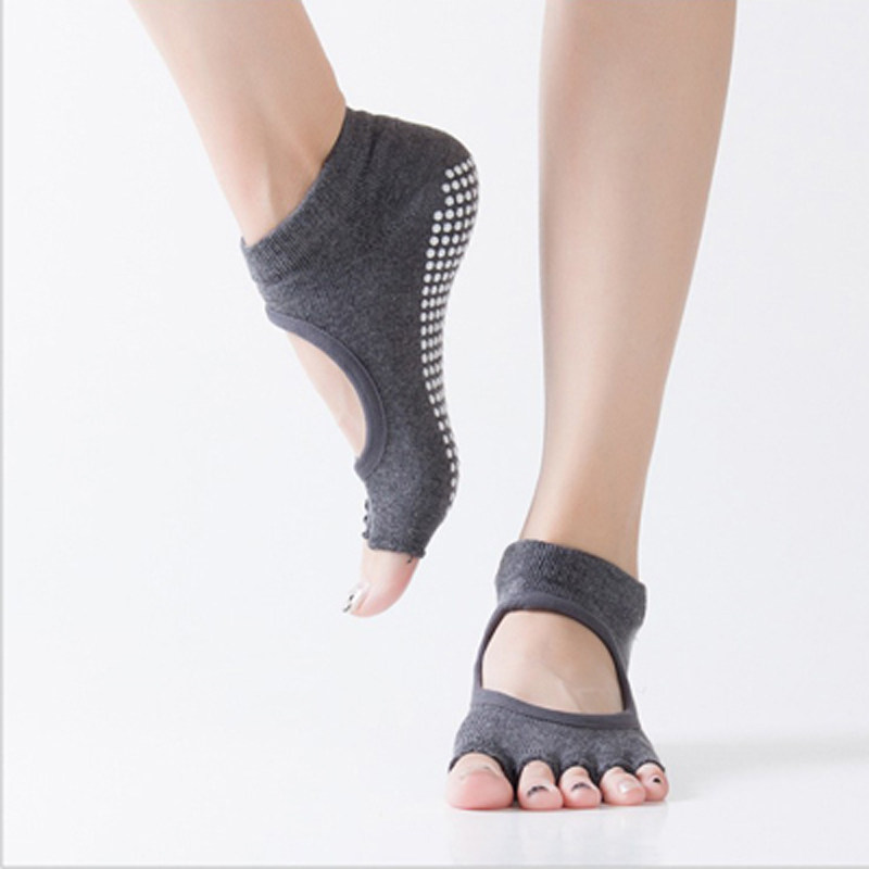 Yoga Socks Non-slip Professional Women's Five Finger Socks Beginners Prati Socks Yoga Supplies Dancing Fitness Socks