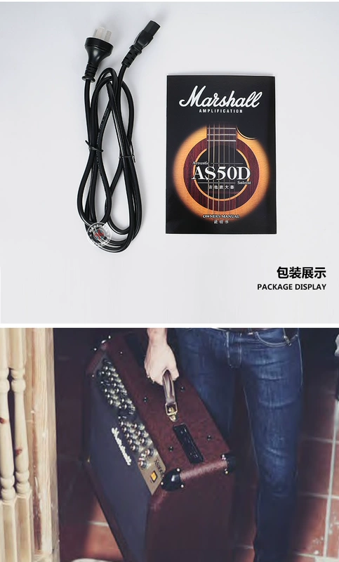 MARSHALL Marshall guitar acoustic AS50D ngựa muỗng điện hộp gốc giọng nói guitar acoustic chơi âm thanh - Loa loa
