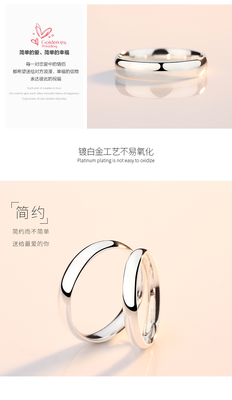 Bague mixte JIA XIFU en Argenterie - Ref 3088881 Image 16