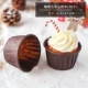 Giáng sinh cupcakes cup khay giấy hấp và nướng hộ gia đình nhiệt độ cao lò nướng không dính muffin vật liệu nhỏ để làm - Tự làm khuôn nướng