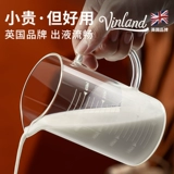 Стеклянная термостойкая измерительная кружка со шкалой, Великобритания