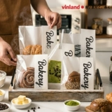 Пакет для упаковки хлеба, пакет для выпечки, пакет для бублика, самозапечатывающийся пакет для тостов, сэндвичей, прозрачный самоклеящийся пакет для еды, прозрачный самоклеящийся пакет для еды