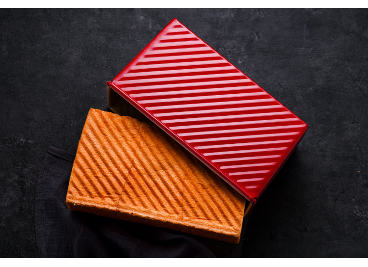 Yang Chen Golden Corriled Cover Toast Hộp 450g Bánh mì nướng Bánh mỳ Lò nướng Baking Baking Công cụ chống dính - Tự làm khuôn nướng khuôn kem silicon
