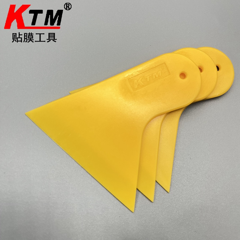 KTM small squeegee car adhesive film tool glass wall paper adhesive film triangular small squeegee modified color film plastic squeegee sheet