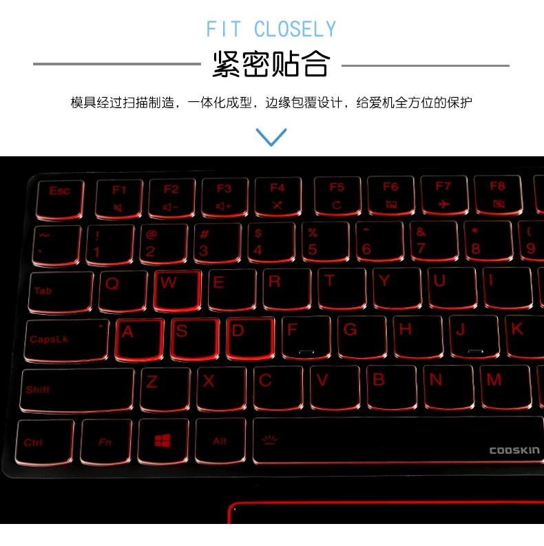 Lenovo Lenovo LEGION cứu tinh Y7000 trò chơi của máy tính xách tay R720 15,6 inch Y520 P E bàn phím màng bảo vệ 17-inch Y730 Y530 E520 pad bụi che 14 - Phụ kiện máy tính xách tay