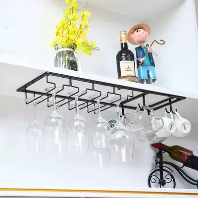 Wine cabinet lock screw red wine cup holder hanging home cup holder upside down creative ornaments tall coffee cup holder