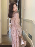梦痕 Сказочная юбка Light Luxury Gentle Wind Women Womens Women Знаменитости знаменитости французское маленькое летнее платье