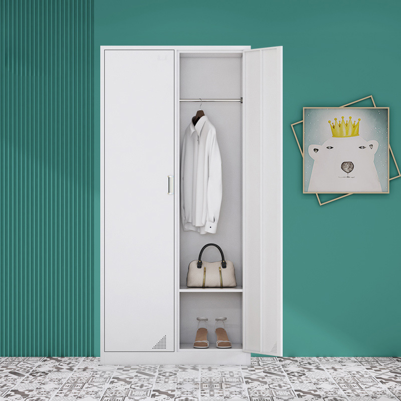 Sumette 2 Door Sheet Iron Sheet More Wardrobe Office Dorm Room Staff Cabinet Home With Lock Cabinet Containing Cabinet Change Wardrobe