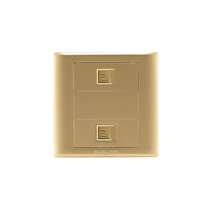 Feidiao telephone and TV plus computer socket panel household dual computer network cable special 86 type surface-mounted switch combination