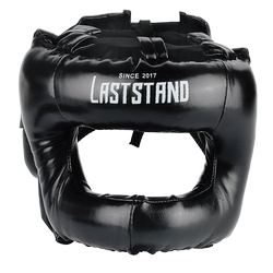 Crossbar Closed-Type Boxing Headgear, Nose Protection, Sanda Headgear, Fighting and Combat Adult Full-Body Protective Gear