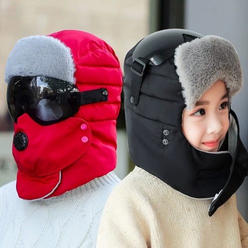 Детская электрическая ветрозащитная зимняя удерживающая тепло маска, шлем, защита транспорта