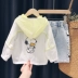 Quần jean snoopy / SNOOPY baby Hàn Quốc cho bé trai và bé gái 2020 quần 5 điểm trẻ em mùa hè mới - Quần jean