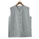 ຜ້າຫຍາບແບບດັ້ງເດີມ Tang suit men's vest sweat vest mandarin summer old man's sweatshirt waistcoat Chinese style national buckle