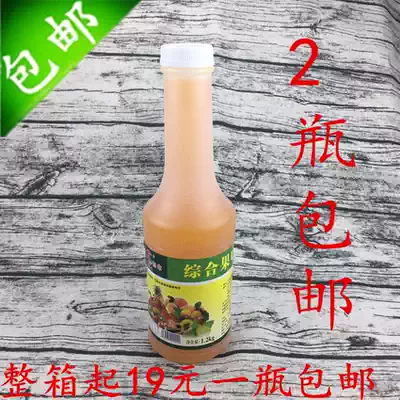 2 bottles of Cana fruit tea sauce Canadian fruit tea comprehensive fruit sauce Emperor tea fruit tea new 1 2KG