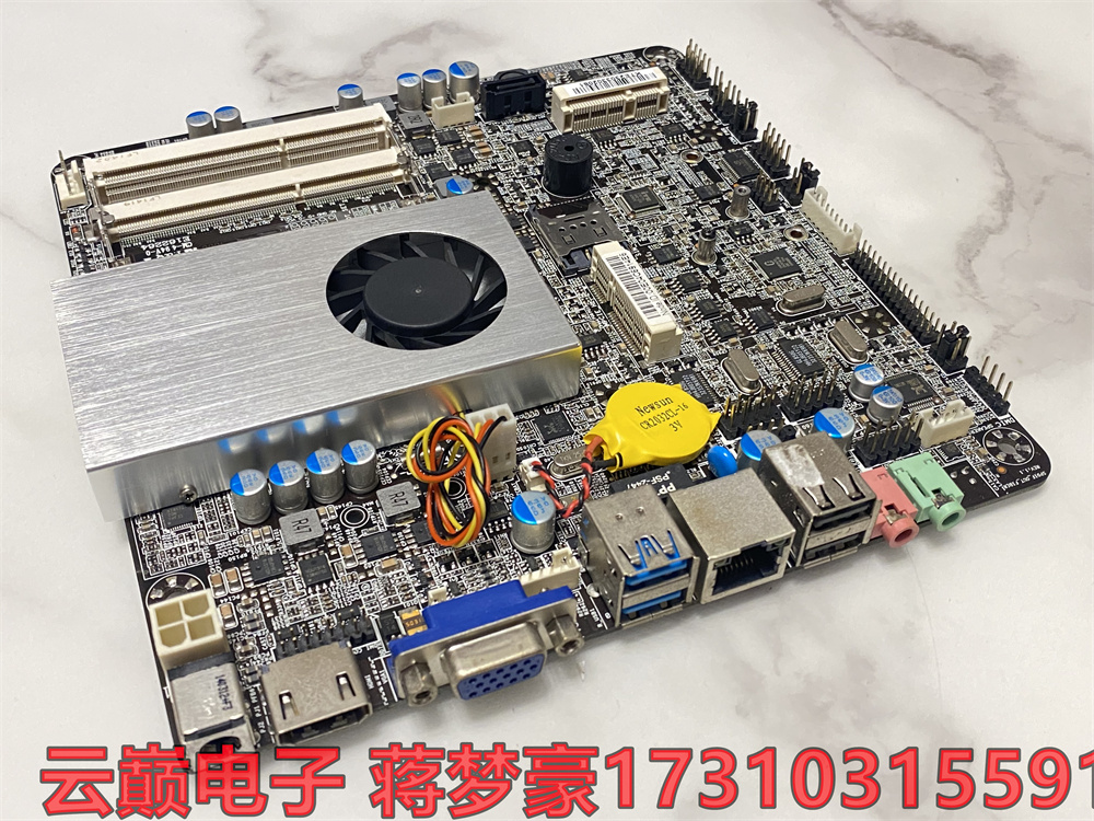 Celeron dual-core N2830 small motherboard ITX mini 17*17 download machine engraving industrial control board J1800