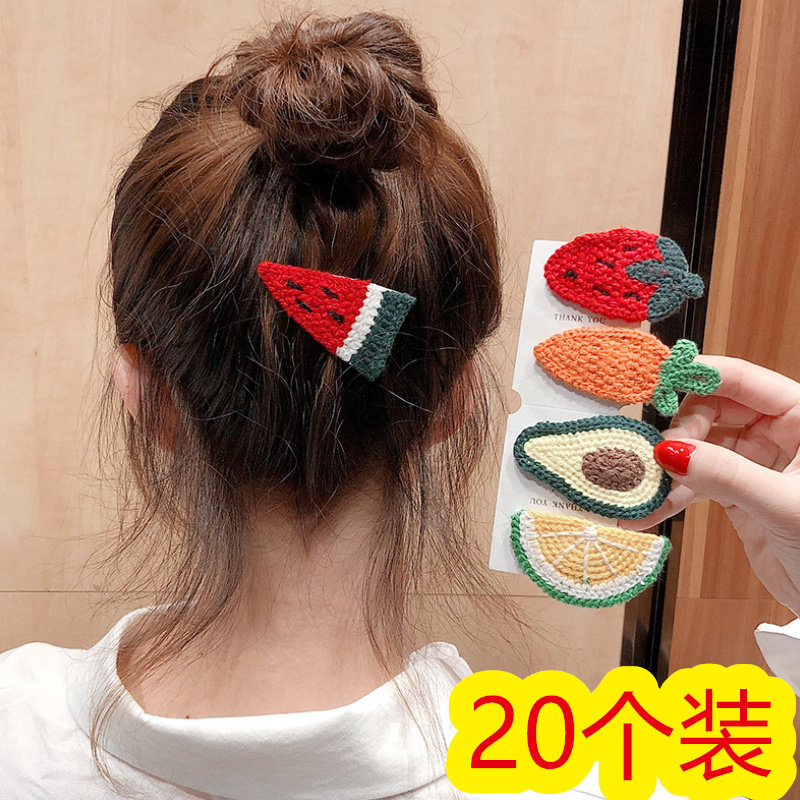 20 fruit hair clips Hair Accessories Creative Sweep for small gifts Microvendors Push Corporate Events Girls Creative Small Gifts