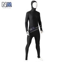 (NM Yumoyuan) Sentai Kamen Rider base layer black spandex four-sided stretch Lycra with head and face open