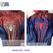 (NM pluie et source dencre) Superfan Spider-Man 2 ultra 2cosplay caoutchouc stéréo LOGO